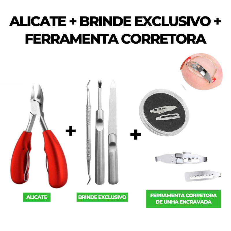 Kit Completo Para Desencravar Unhas.